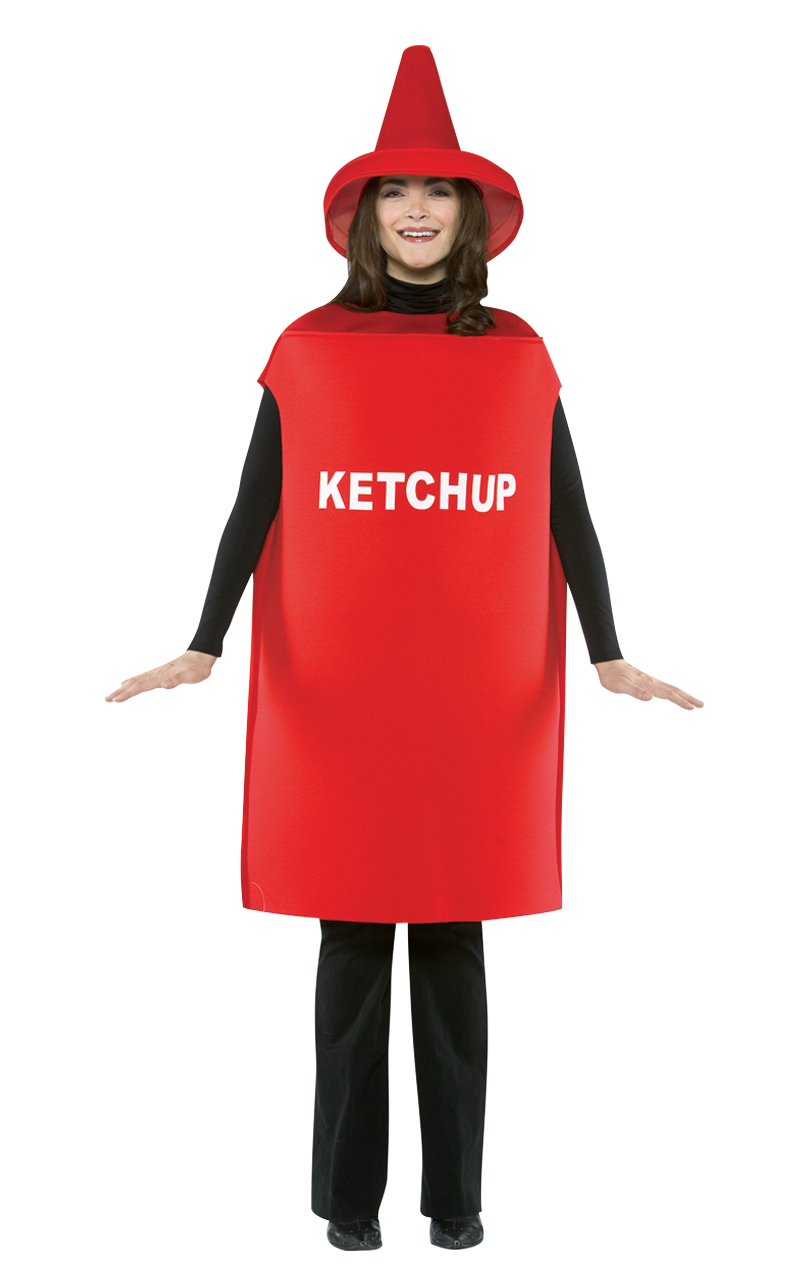 Leichtes Ketchup -Kostüm
