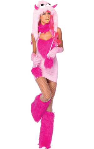 Pink Puff Monster Kostüm