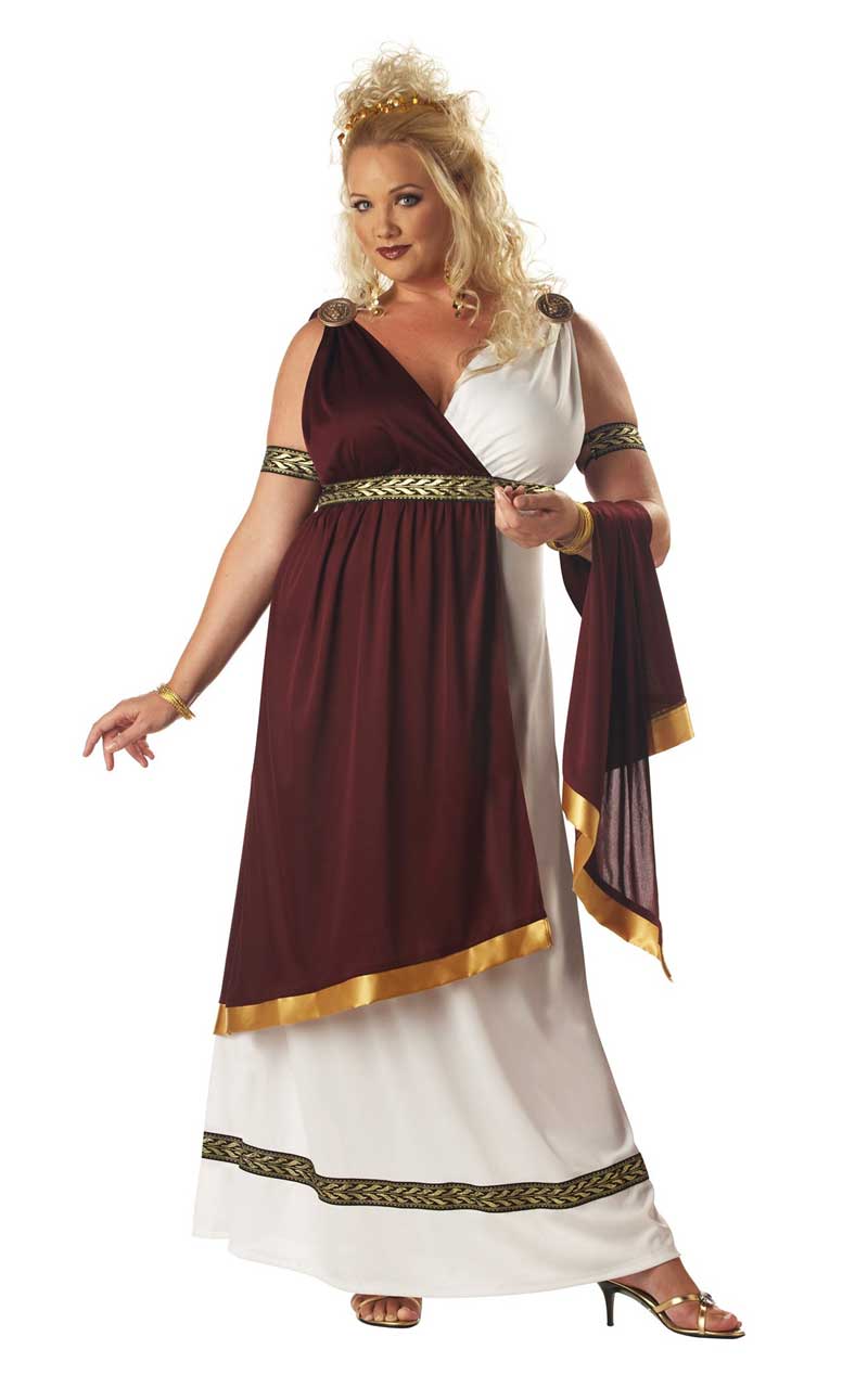 Römische Kaiserin Plus -Size -Kostüm