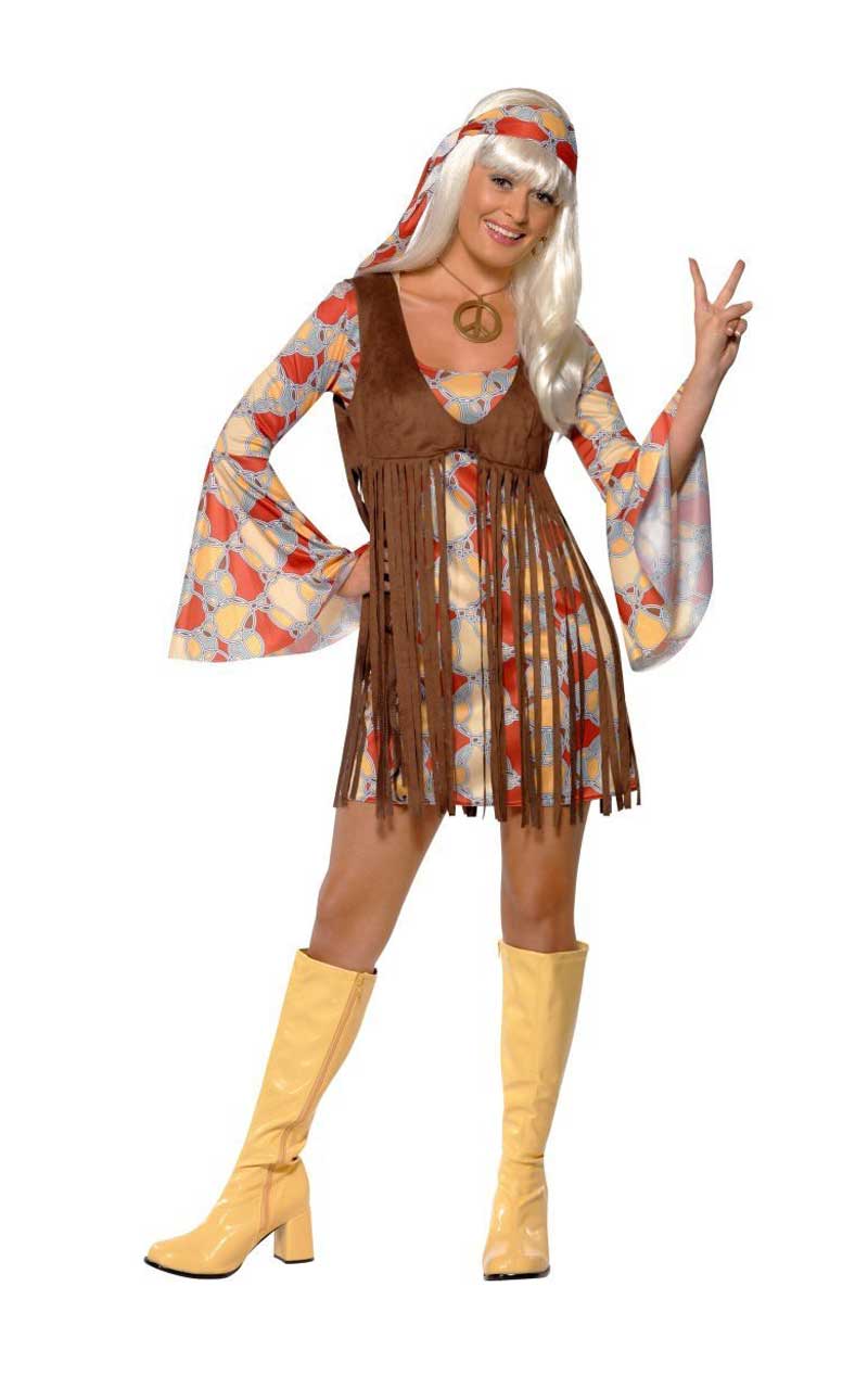 Womens 1960s Hippy Costume