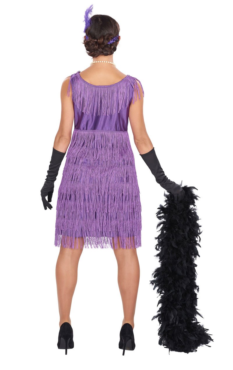 1920s Purple Flapper Costume - Fancydress.com