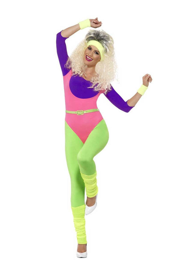 Womens 80s Work Out Costume - fancydress.com