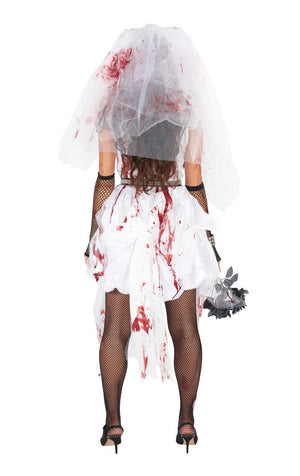 Damenblutige Braut Halloween Kostüm