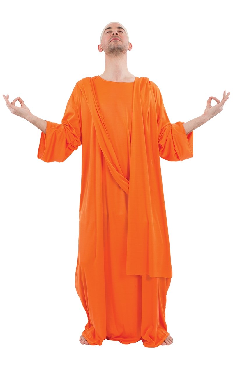 Adult Buddhist Monk Costume - Fancydress.com