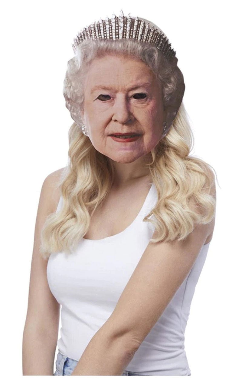 Adult Card The Queen Mask - Fancydress.com