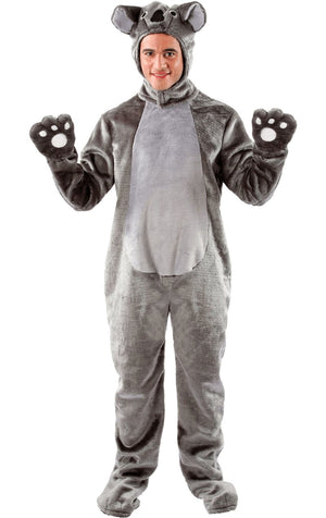 Adult Fluffy Koala Bear Costume - Fancydress.com