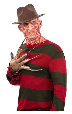 Adult Freddy Krueger Halloween Jumper - Fancydress.com