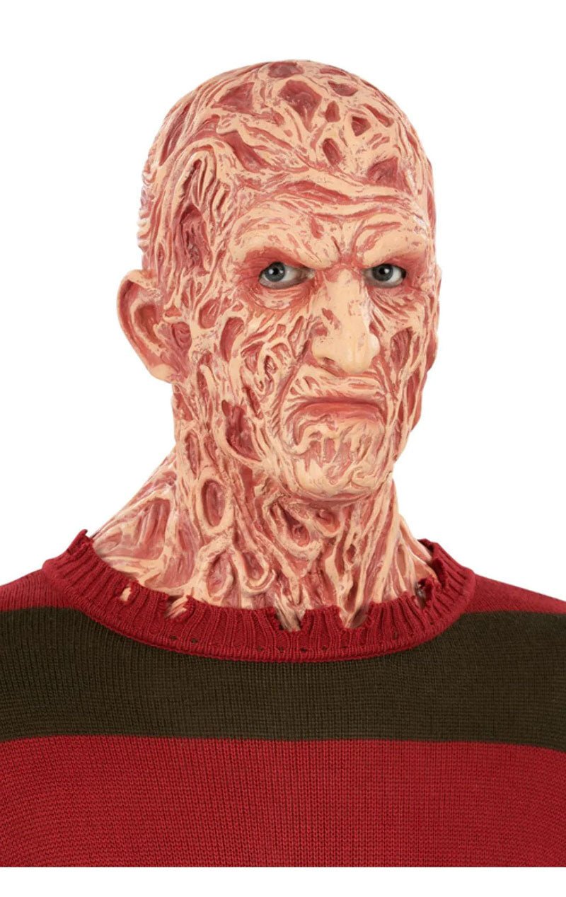 Adult Freddy Krueger Halloween Mask Accessory - Fancydress.com