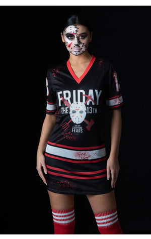 Adult Friday 13th Hockey Dress - Fancydress.com