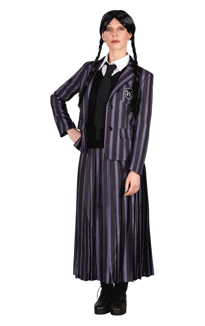 Adult Gothic Girl Uniform Costume - Fancydress.com