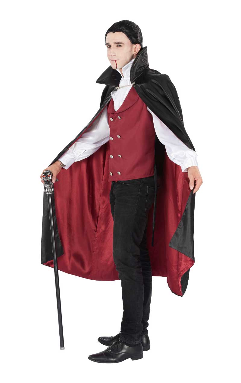 Adult Halloween Red Vampire Costume - Fancydress.com