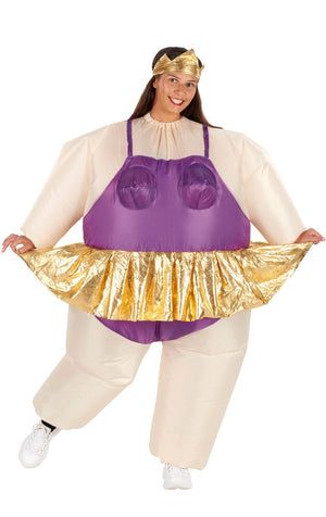 Adult Inflatable Ballerina Costume - Fancydress.com