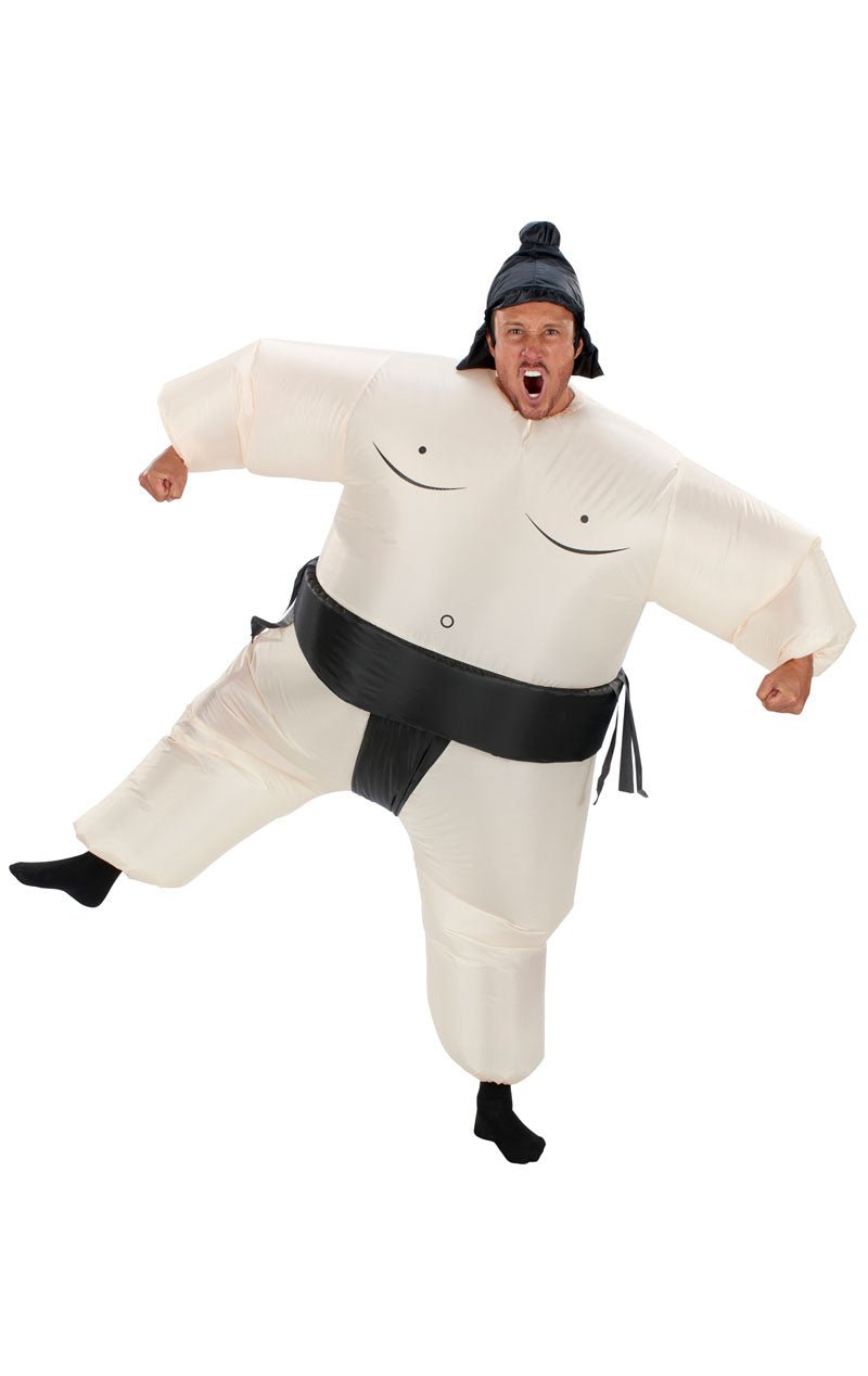 Sumo japonais noir Costume Gonflable Déguisements De Halloween
