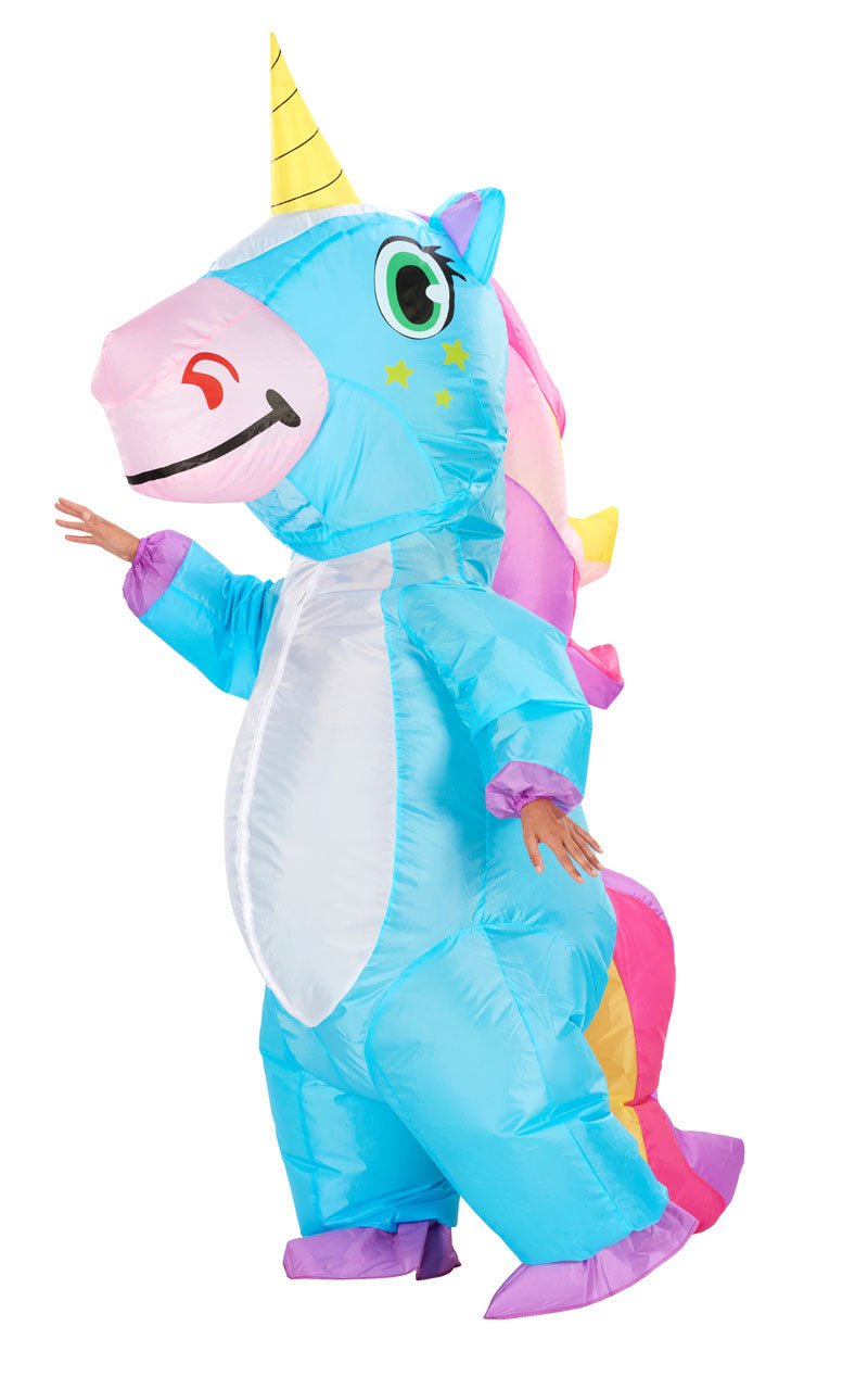 Adult Inflatable Unicorn Costume - Fancydress.com