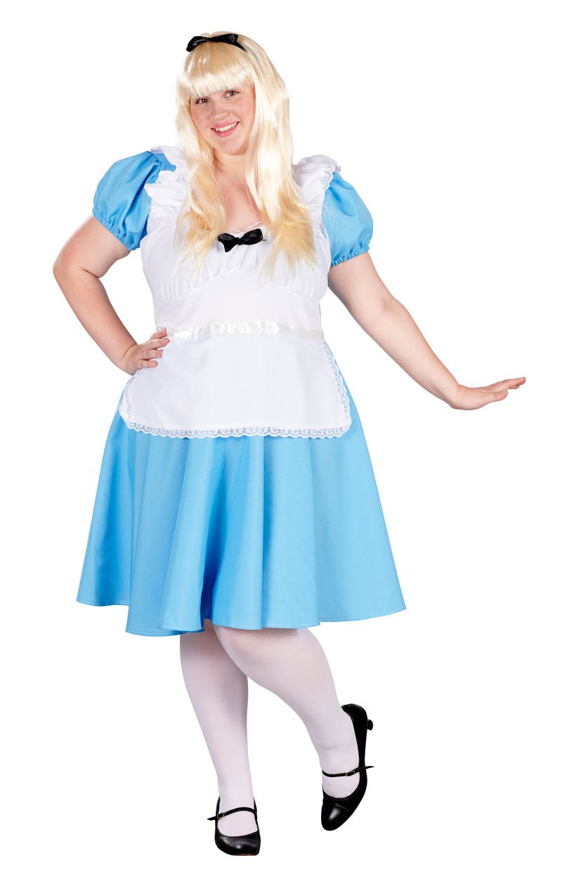 Adult Plus Size Traditional Alice Costume - Fancydress.com