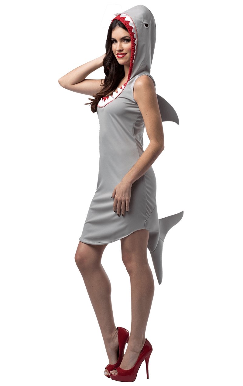 Adults Shark Dress Costume - Fancydress.com