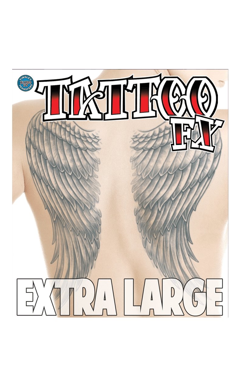 Angel Wings Tattoo - Fancydress.com