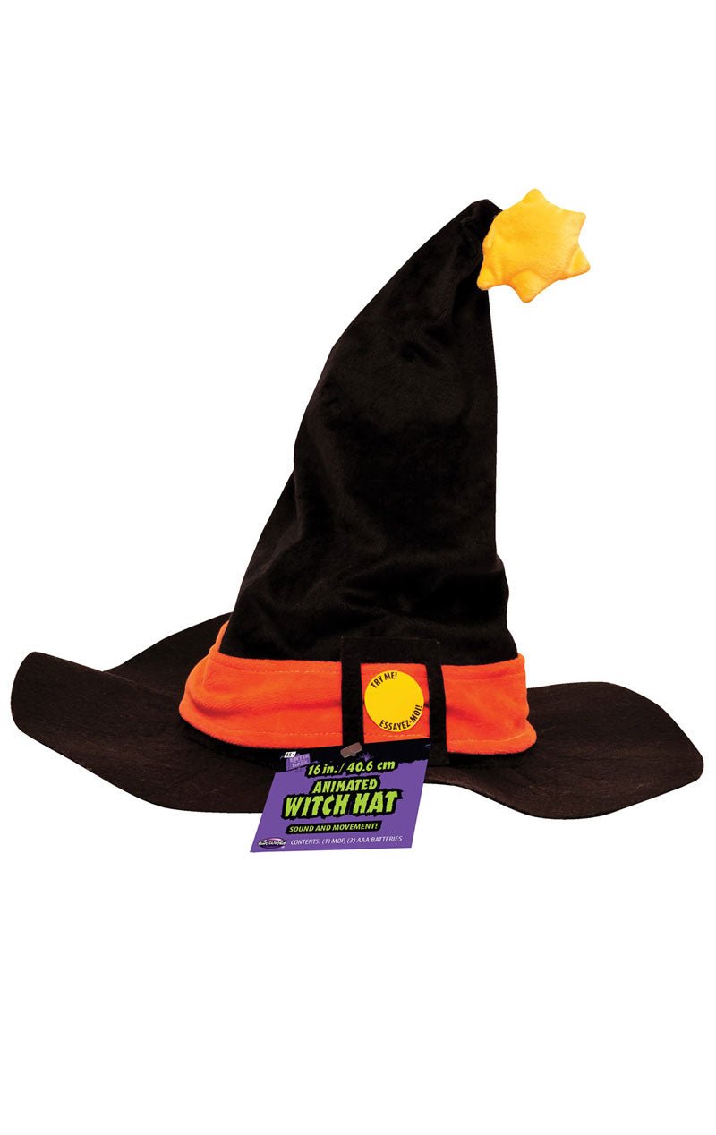 Animated Witch Hat Accessory - Fancydress.com
