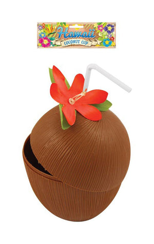 Coconut Cup and Straw Decoration - Fancydress.com