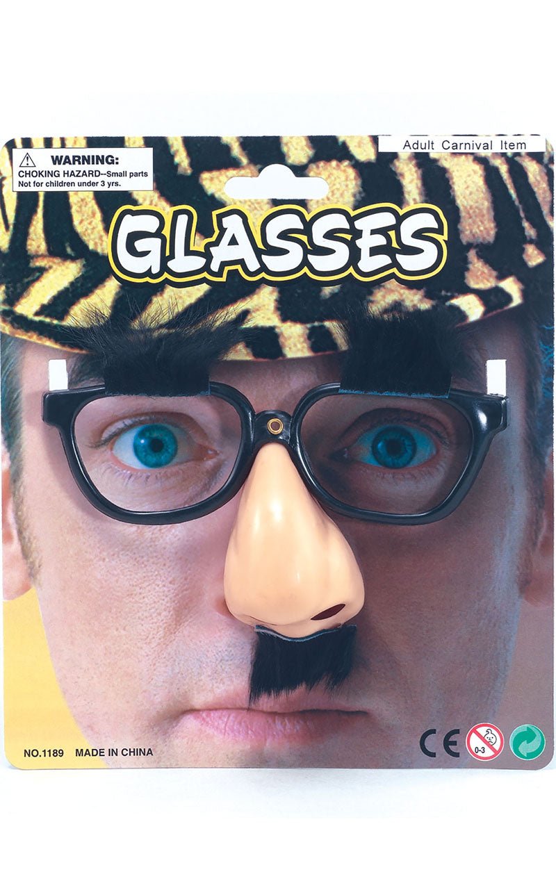 Comedy Glasses & Nose Accessory - Fancydress.com