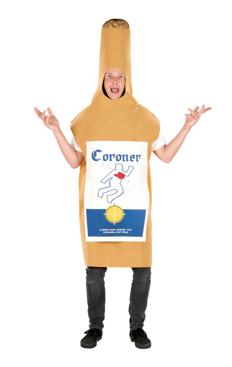 Coroner Beer Bottle Costume - Fancydress.com
