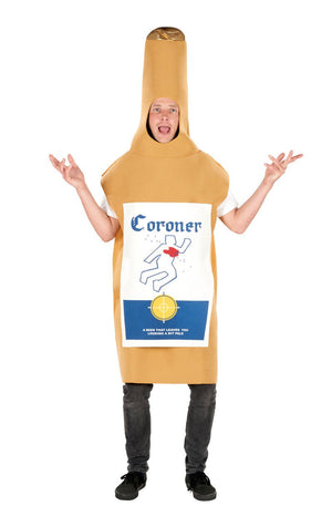Coroner Beer Bottle Costume - Fancydress.com