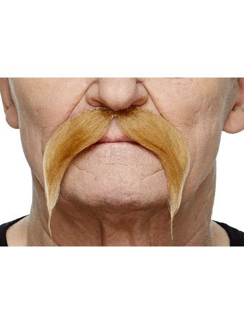 Cowboy Blonde Moustache Accessory - Fancydress.com