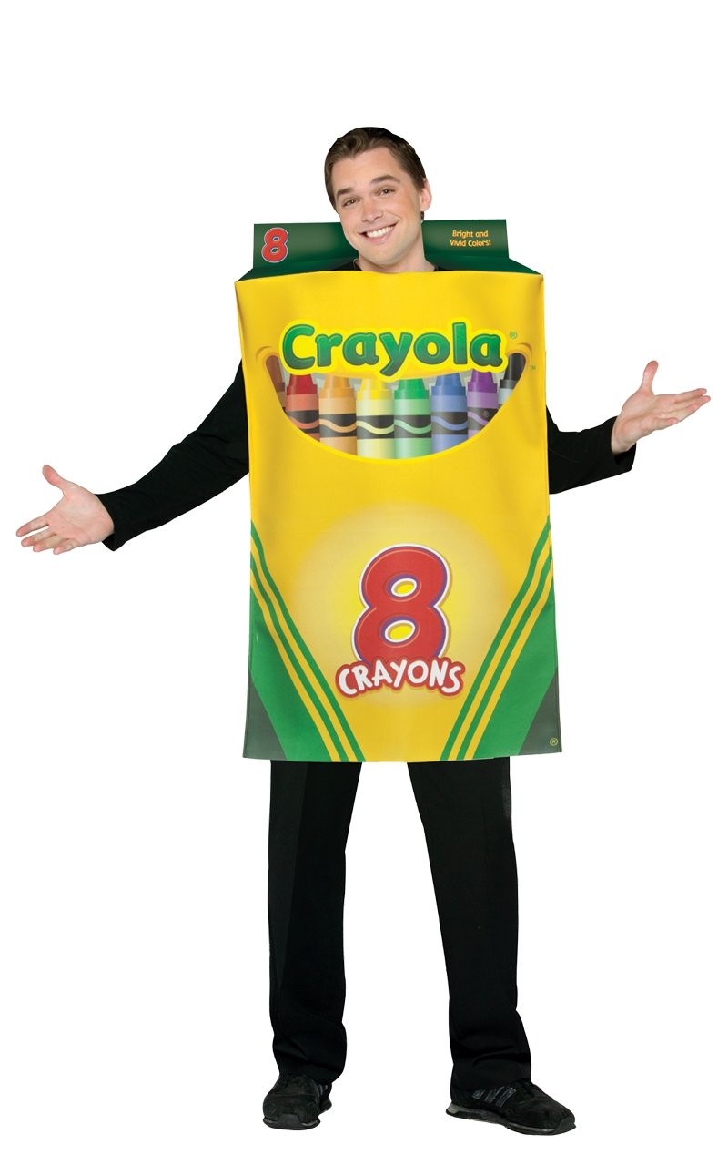 Crayola Box of 8 Costume - Fancydress.com