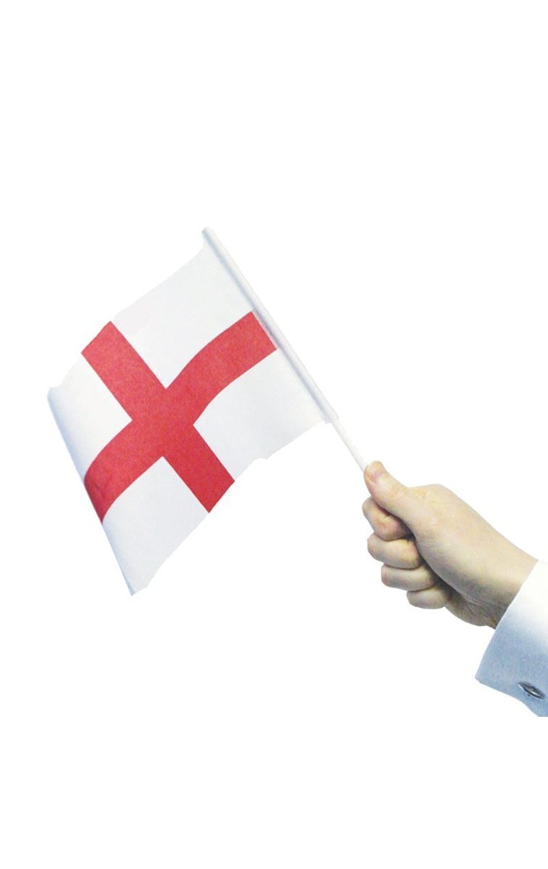 England Waving Flag Accessory - Fancydress.com