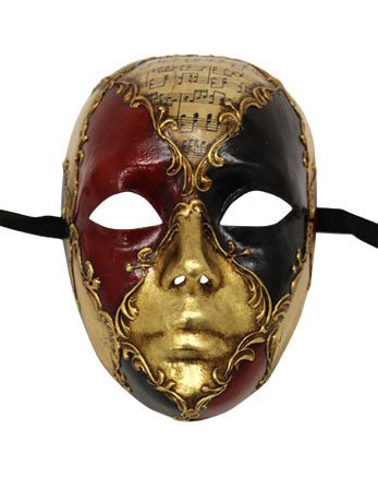 Full Face Masquerade Facepiece - Fancydress.com