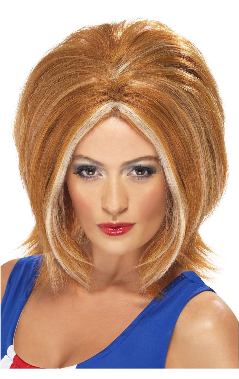 Ginger Power Wig Accessory - Fancydress.com