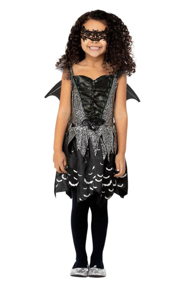 Girls Dark Bat Fairy Halloween Costume - fancydress.com - Fancydress.com