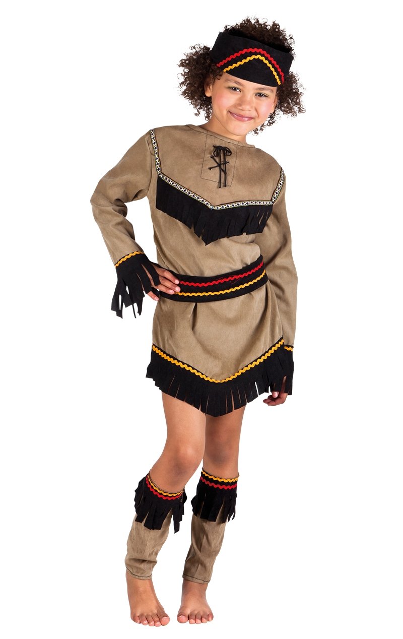 Girls Indian Eagle Costume - Fancydress.com
