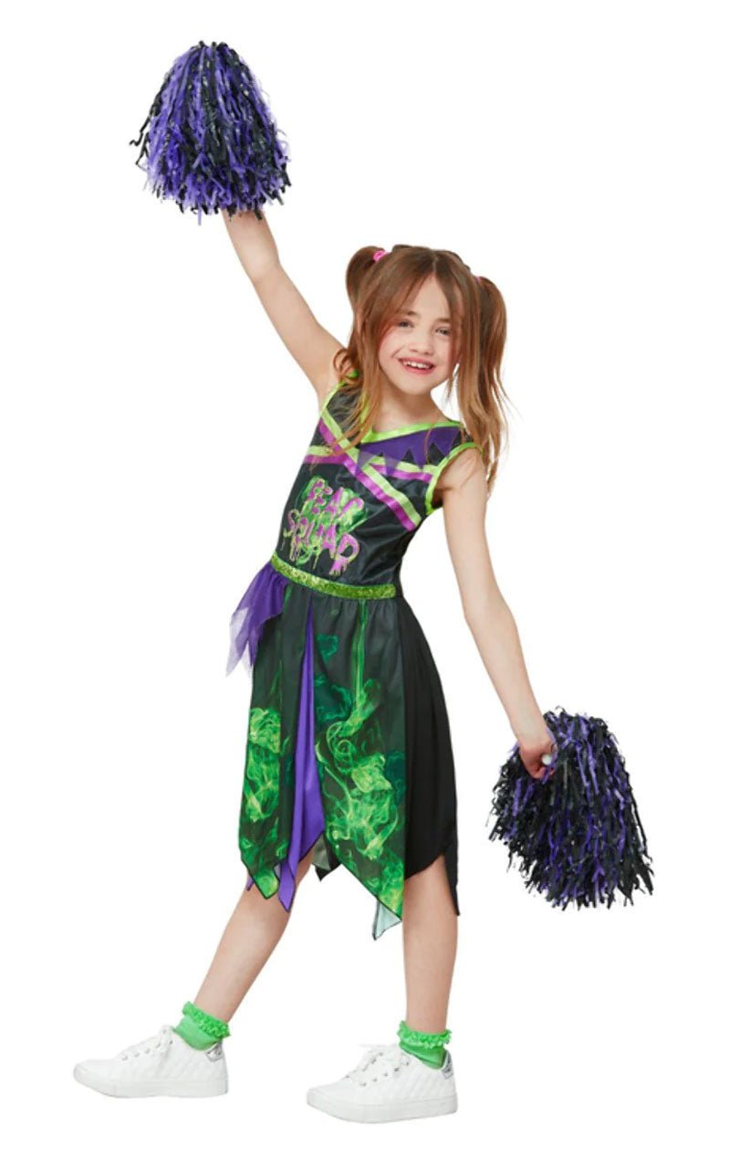 Girls Toxic Cheerleader Halloween Costume - Fancydress.com