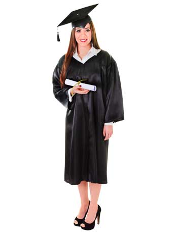 Graduation Robe & Hat Costume - Fancydress.com