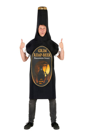 Grim Reaper Beer Bottle Costume - Fancydress.com