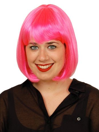 Hot Pink Cindy Wig - Fancydress.com
