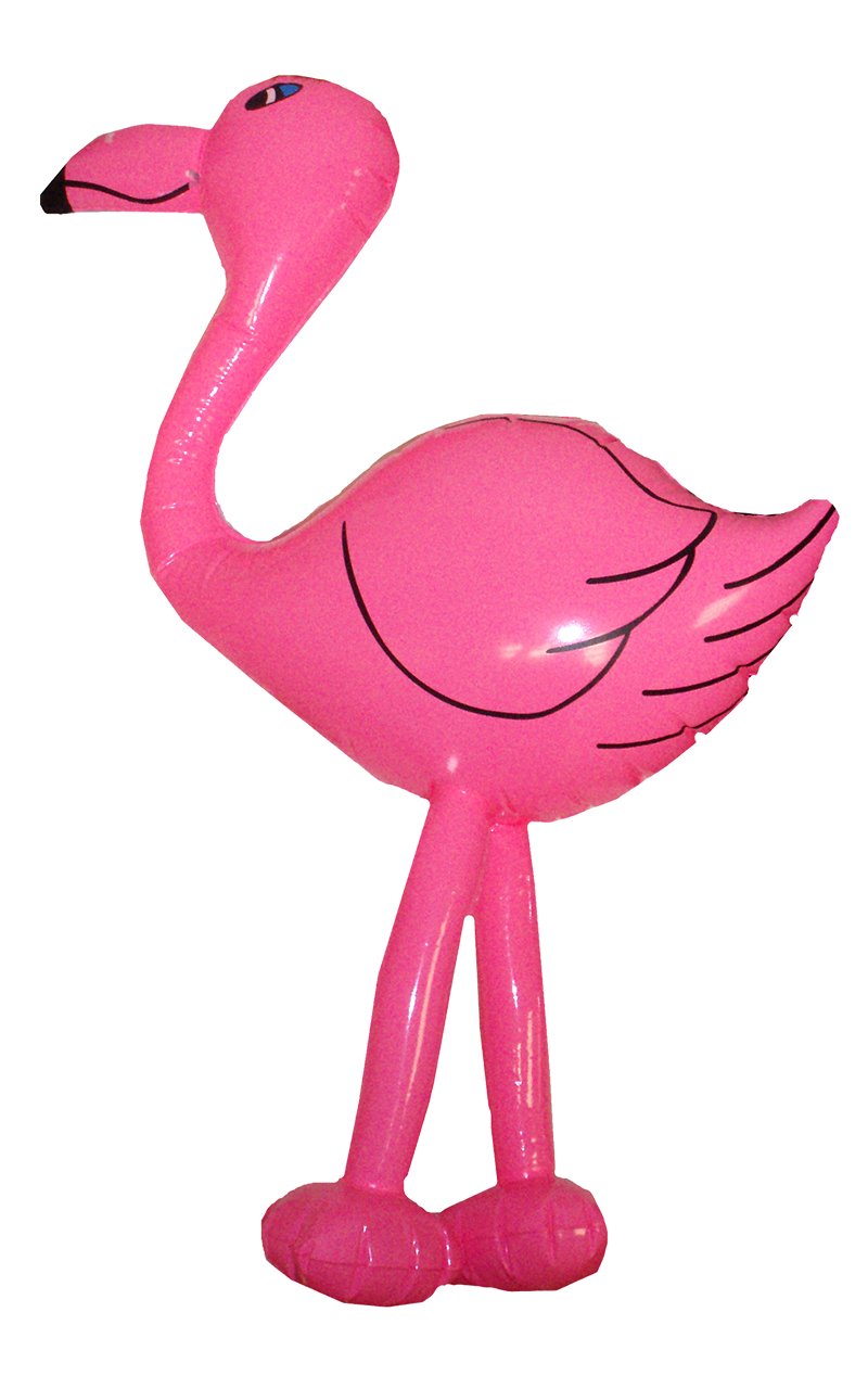 Inflatable Flamingo Decoration - Fancydress.com