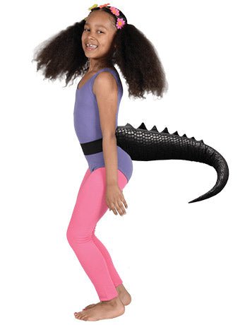 Kids Black Dinosaur Tail - Fancydress.com