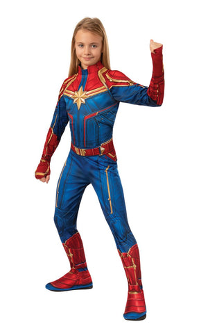 Kids Captain Marvel Costume - Fancydress.com