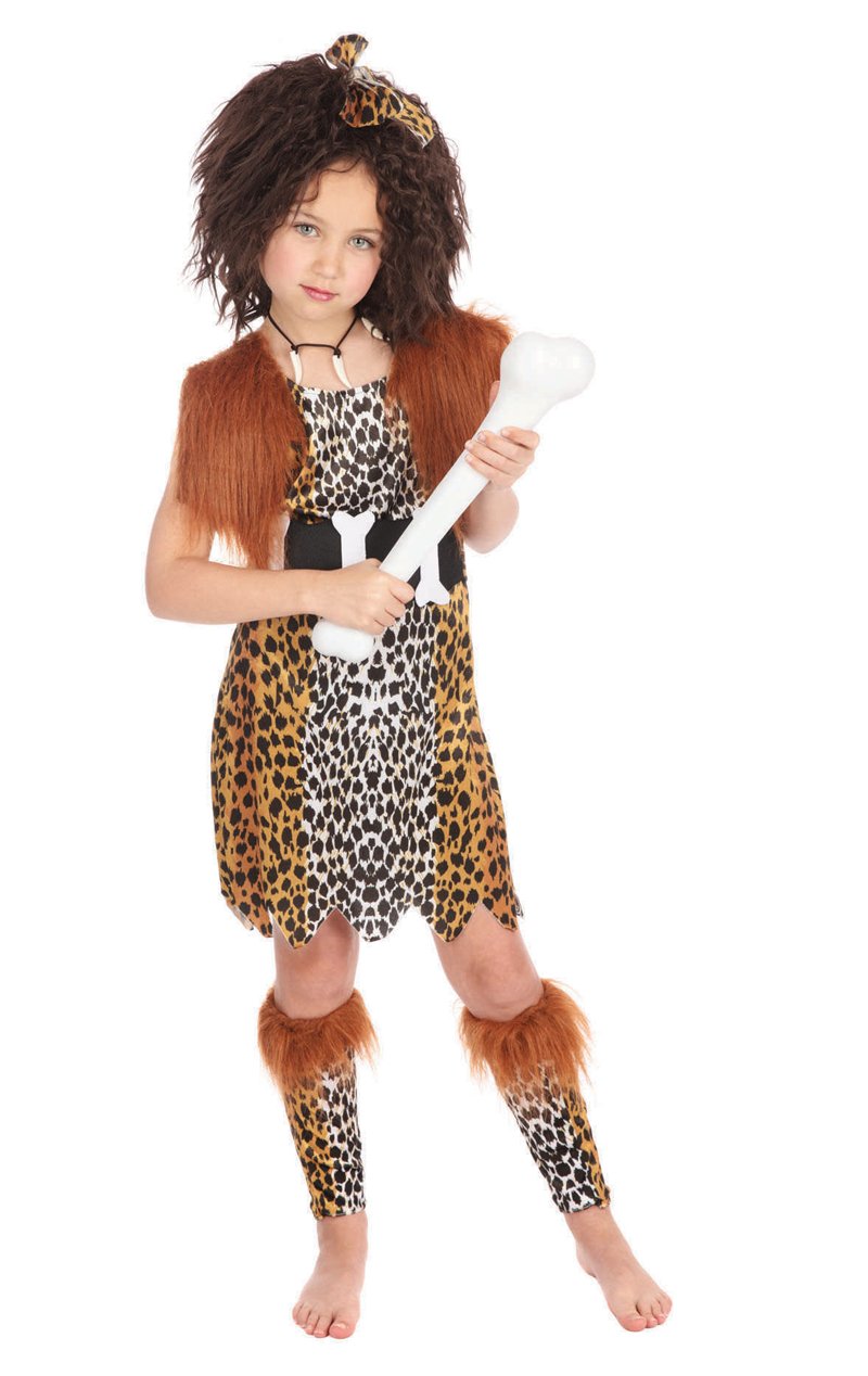 Kids Cavegirl Costume - Fancydress.com