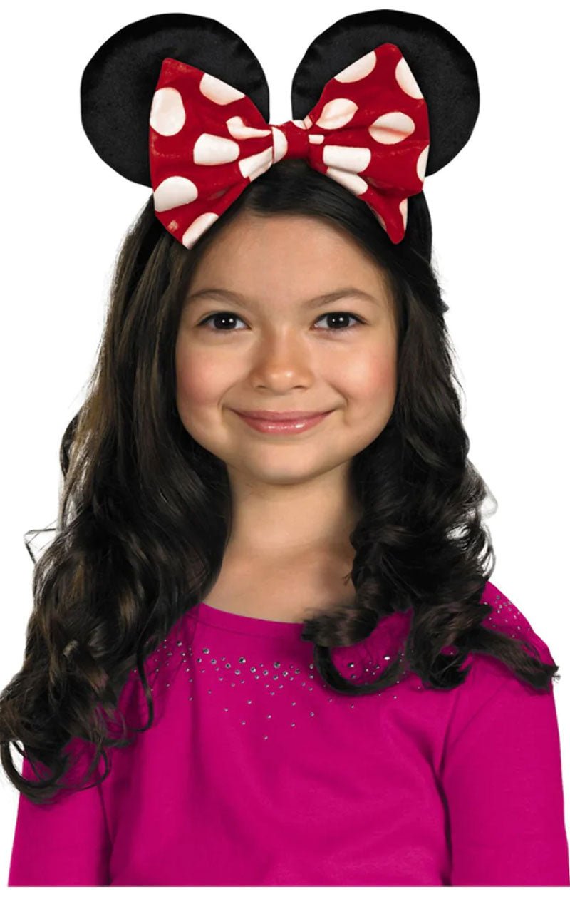 Kids Disney Minnie Mouse Ears Headband Accessory - Fancydress.com