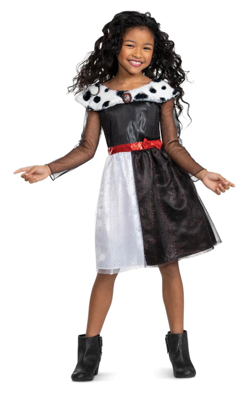 Kids Disney Villains Cruella De Vil Classic Costum - Fancydress.com