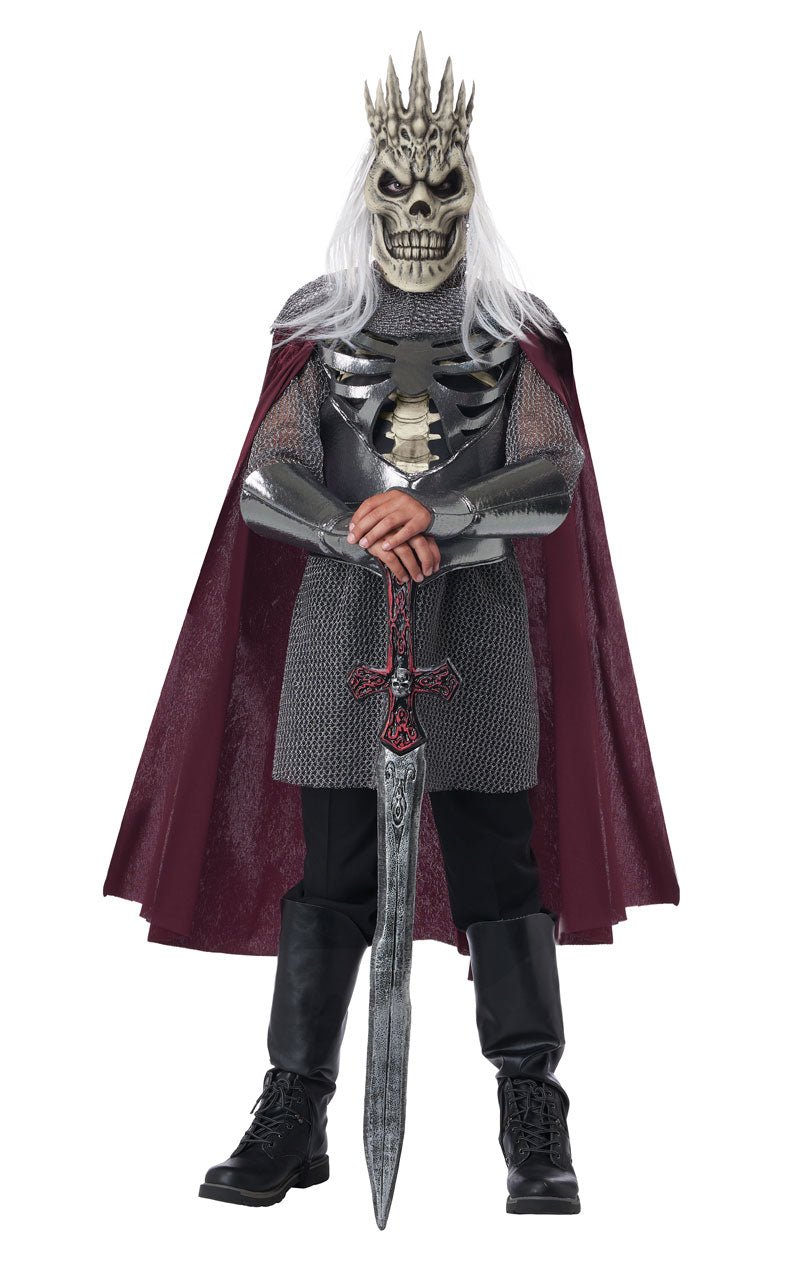 Kids Fearsome Skeleton King Costume - Fancydress.com