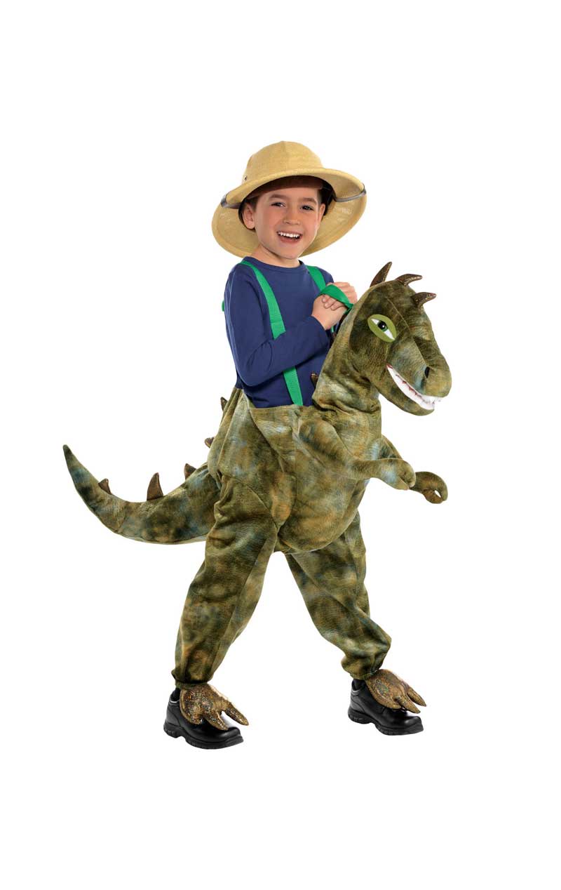 Kids Light Up Ride On Dinosaur Costume - Fancydress.com