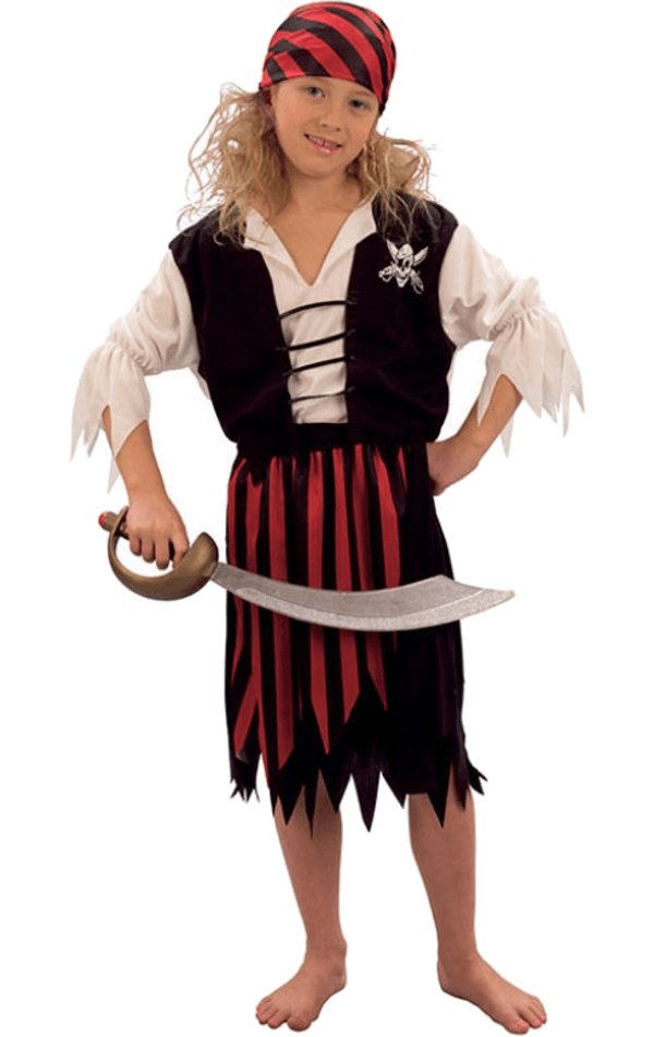 Kids Pirate Cutie Costume - Fancydress.com