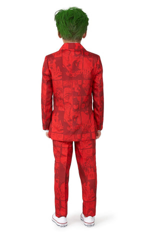 Kids Scarlet Joker Suit - Opposuit - Fancydress.com