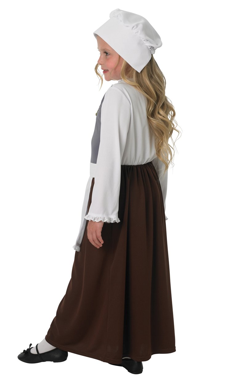 Kids Tudor Maid Costume - Fancydress.com