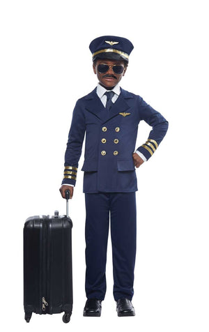 Kids Unisex Airplane Pilot Costume - Fancydress.com