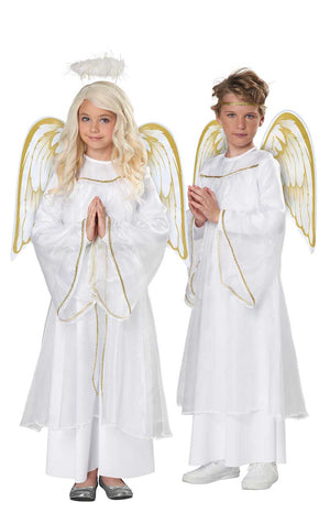Kids Unisex Holiday Angel Costume - Fancydress.com